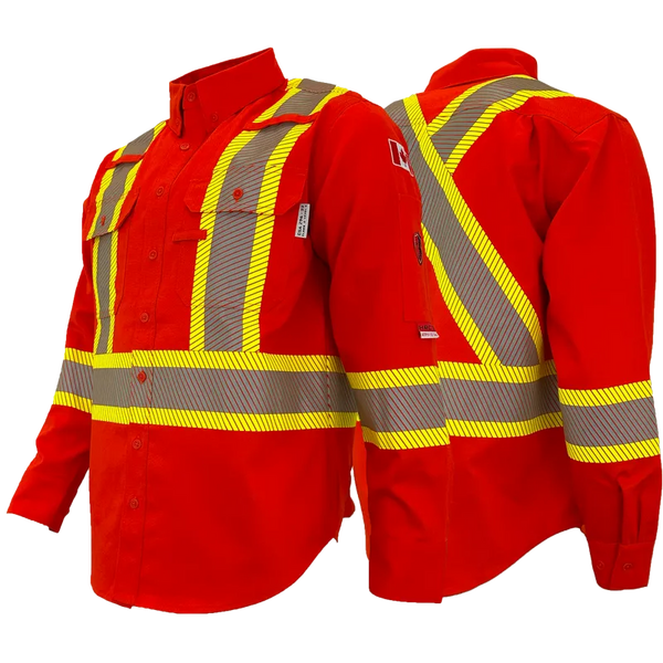Atlas Workwear FR/AR 4” Hi Vis Work Shirt