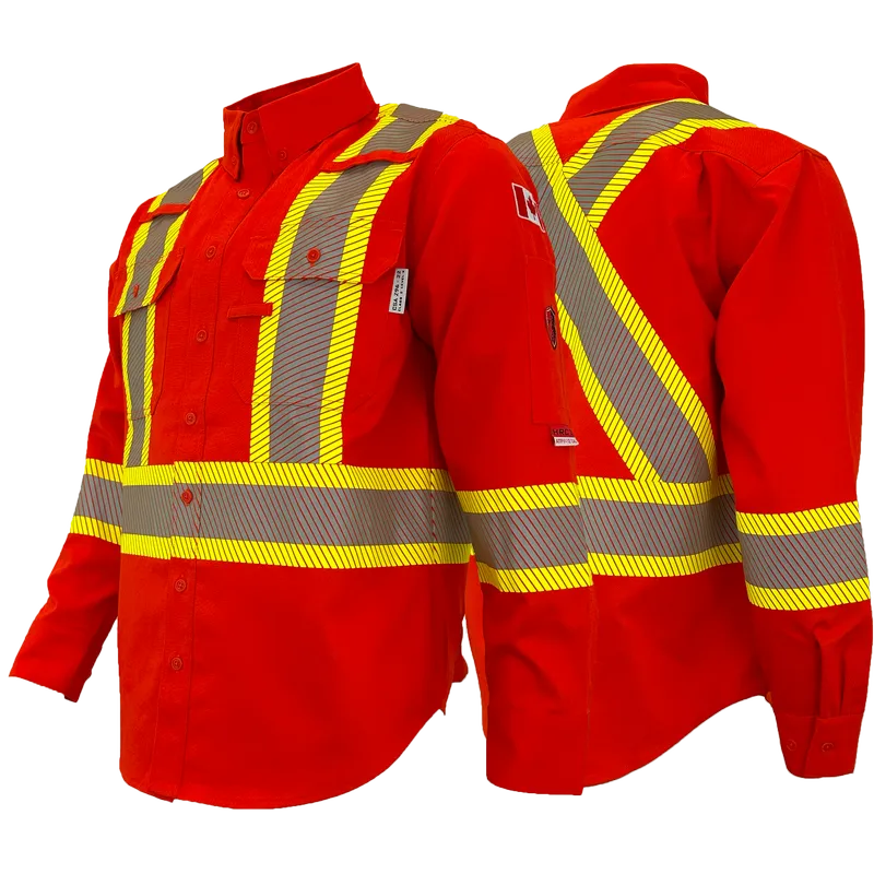 FR/AR 4” Hi Vis Work Shirt - Atlas Workwear