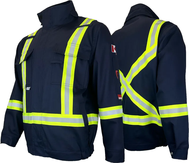Atlas Workwear FR/AR Spring Jacket - Navy Blue
