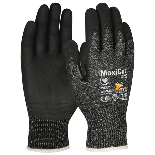 PIP ATG MaxiCut Ultra - Seamless Knit Engineered Yarn Glove with Nitrile Coated MicroFoam Grip on Palm & Fingers