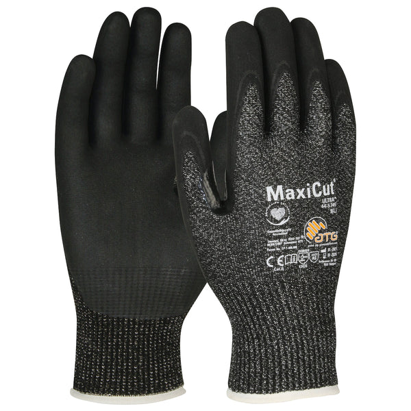 PIP ATG MaxiCut Ultra - Seamless Knit Engineered Yarn Glove with Nitrile Coated MicroFoam Grip on Palm & Fingers