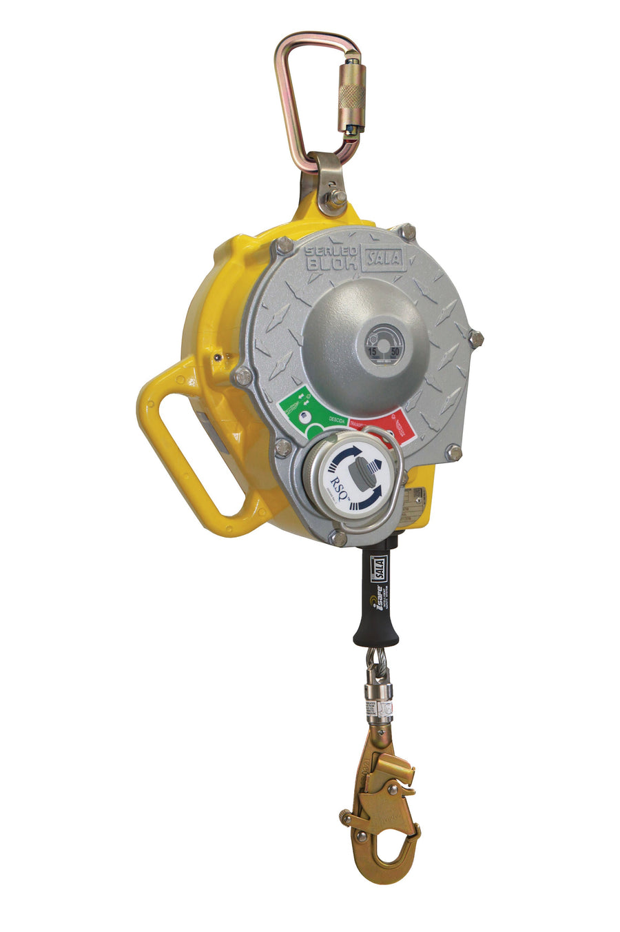 3M DBI-SALA Sealed-Blok Self Retracting Lifeline, 3400930C, 50 ft (15 m) galvanized cable