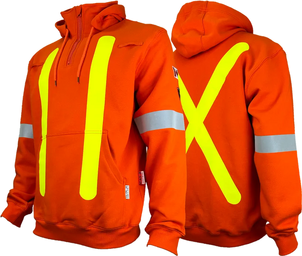 Atlas Workwear FR/AR OHSA Quarter Zip Hoodie