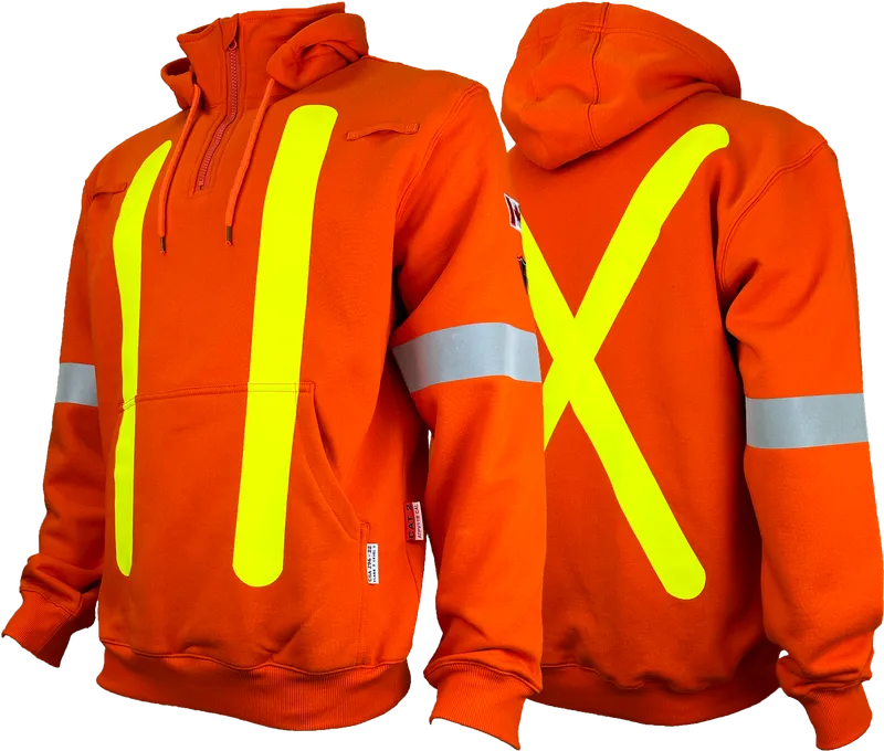 FR/AR OHSA Quarter Zip Hoodie - Atlas Workwear