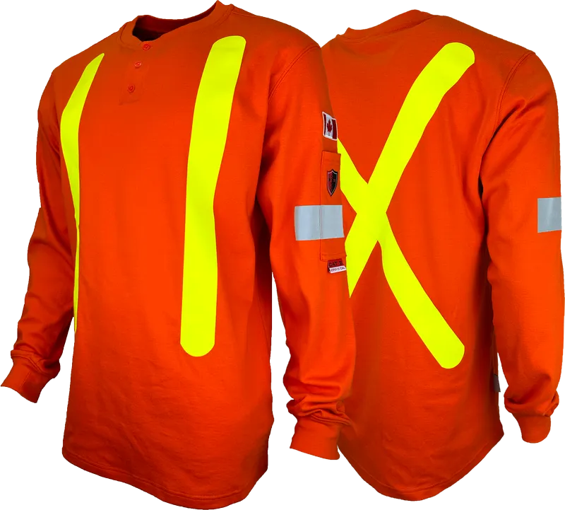 FR/AR OHSA Henley Shirt - Atlas Workwear