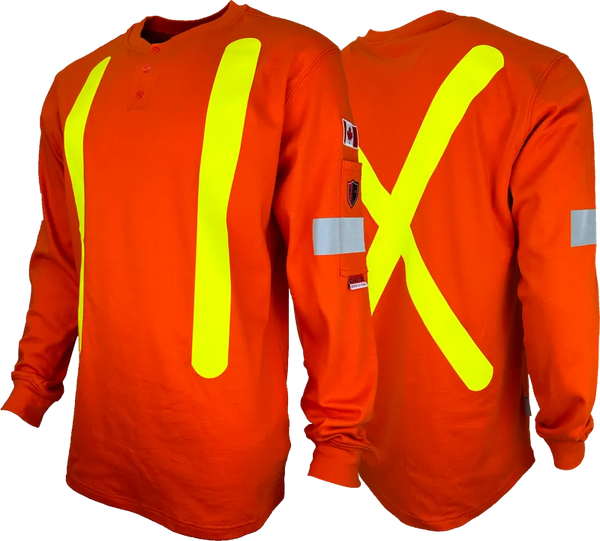 Atlas Workwear FR/AR OHSA Henley Shirt
