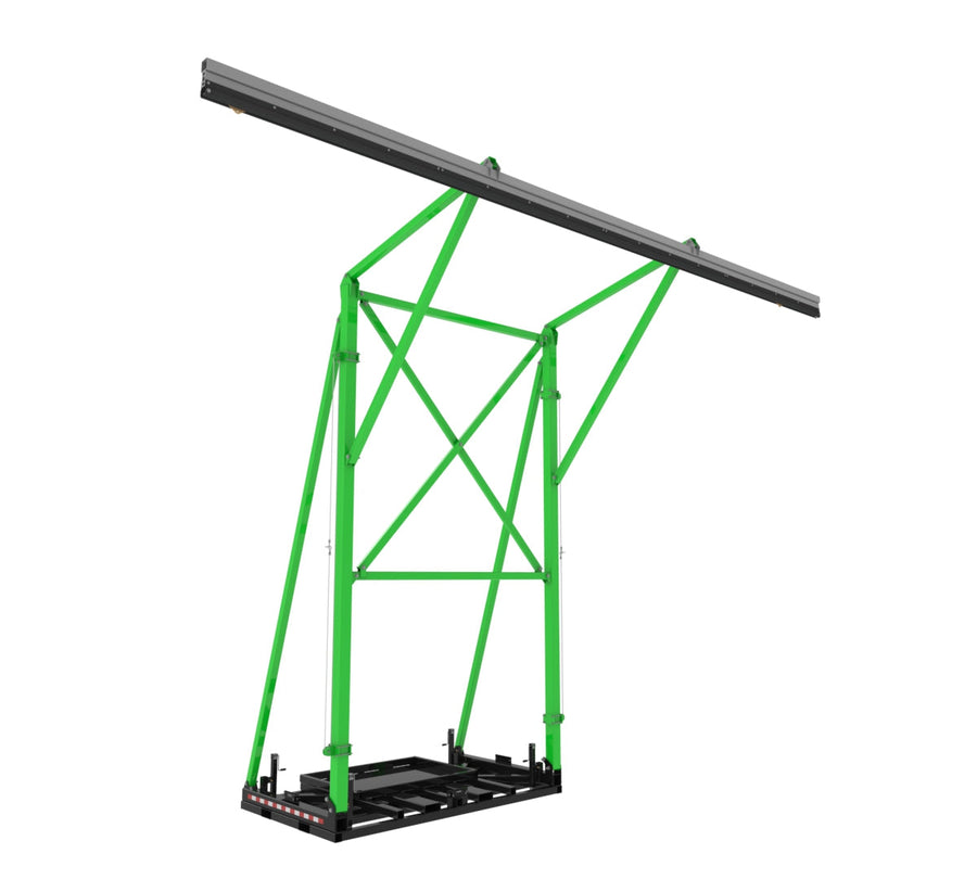 3M DBI-SALA Flexiguard Counterweight Rail Fixed Height Anchor System without Concrete 8517762, 2 User, 22 ft High, 42 ft Wide