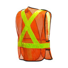 5 Pt. Tearaway Traffic Vest - Orange - Wasip