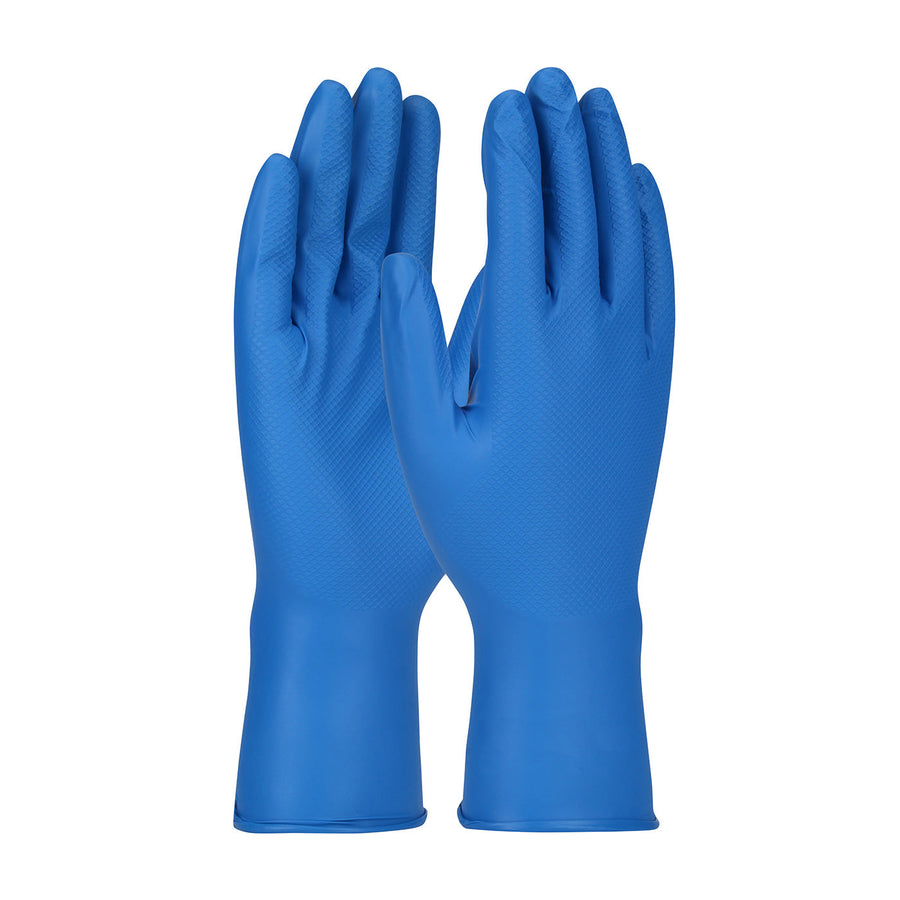 PIP Grippaz Food Plus GP67308 blue 8 mil nitrile extended-use food gloves