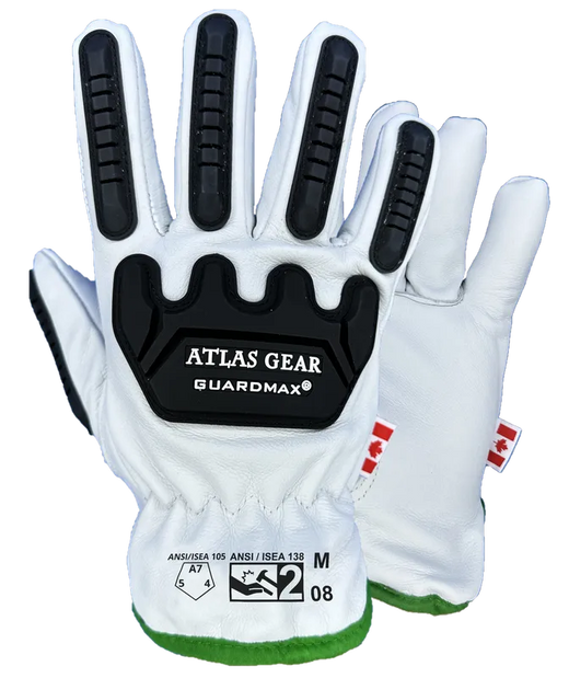 Atlas Workwear Vend Packed Leather Impact Gloves