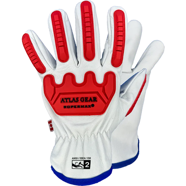 Atlas Workwear Leather Impact Gloves