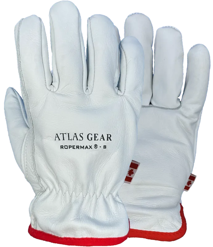Leather Roper Gloves - Atlas Workwear