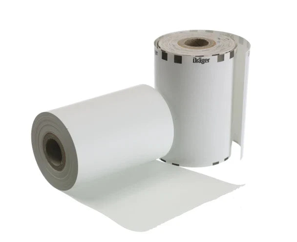 Thermal Paper (5 Rolls) for Dräger Tube Mobile Printer - 8319002