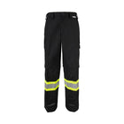 Coolworks Ventilated Pants, 4" Refl. Tape - Black - Wasip