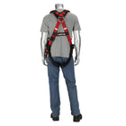 Dynamic Professional H-Style Full Body Harness with Aluminum Hardware, Integrated Padding and 5 Points of Adjustment - CSA Group A
