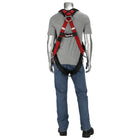 Dynamic Dyna-Pro Aluminum - Professional H-Style Full Body Harness with Aluminum Hardware, Integrated Padding and 5 Points of Adjustment - FPX1004D
