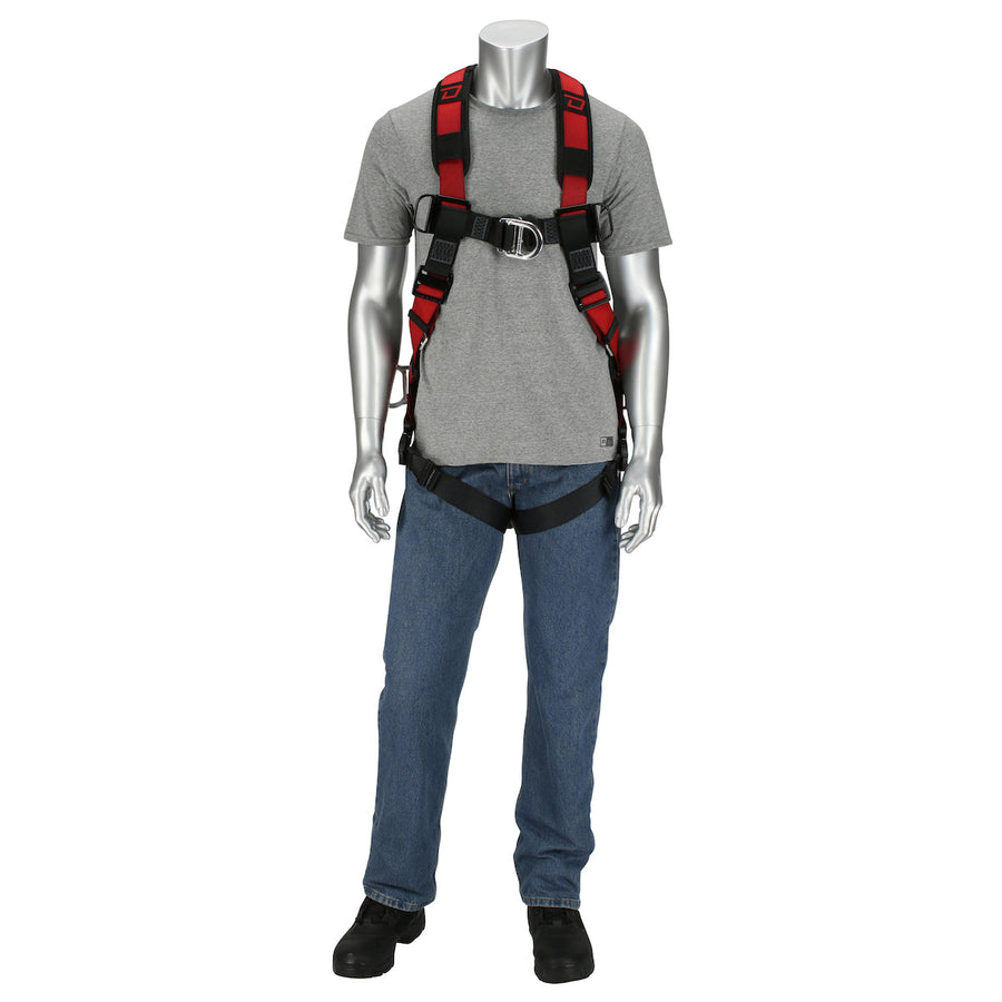 Dynamic Dyna-Pro Aluminum - Professional H-Style Full Body Harness with Aluminum Hardware, Integrated Padding and 5 Points of Adjustment - FPX1004D