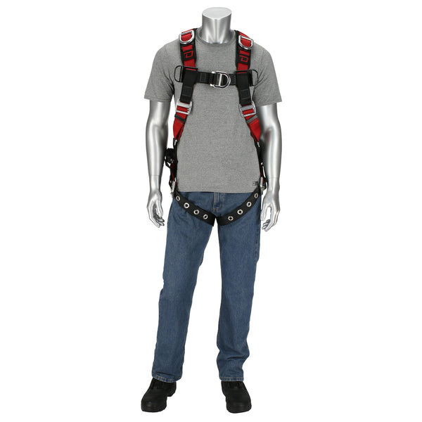 Dynamic Dyna-Pro Aluminum - Professional H-Style Full Body Harness with Aluminum Hardware, Integrated Padding and 5 Points of Adjustment - CSA Group A / E / L