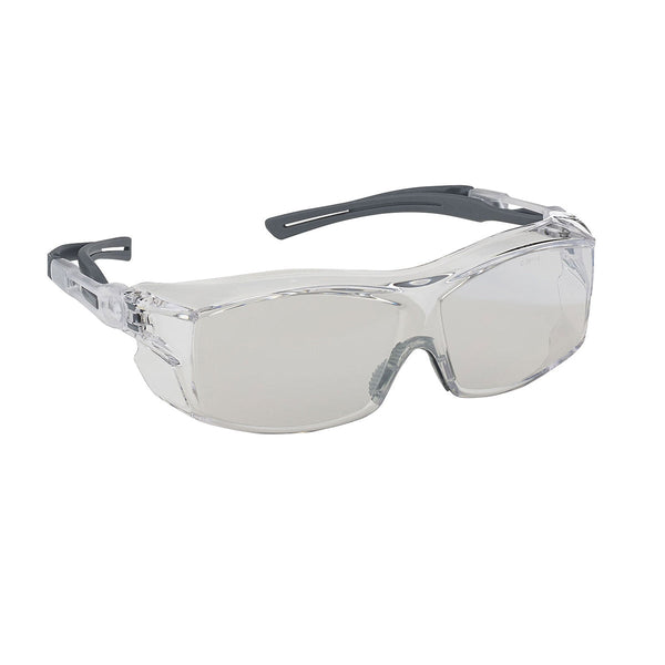 PIP Dynamic OTG Extra - OTG Rimless Safety Glasses with Black Temple, Indoor Outdoor Lens and 4A Coating