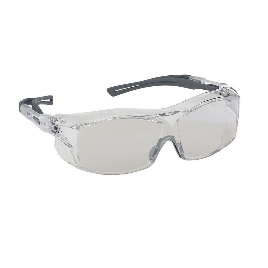 PIP Dynamic OTG Extra - OTG Rimless Safety Glasses with Black Temple, Indoor Outdoor Lens and 4A Coating