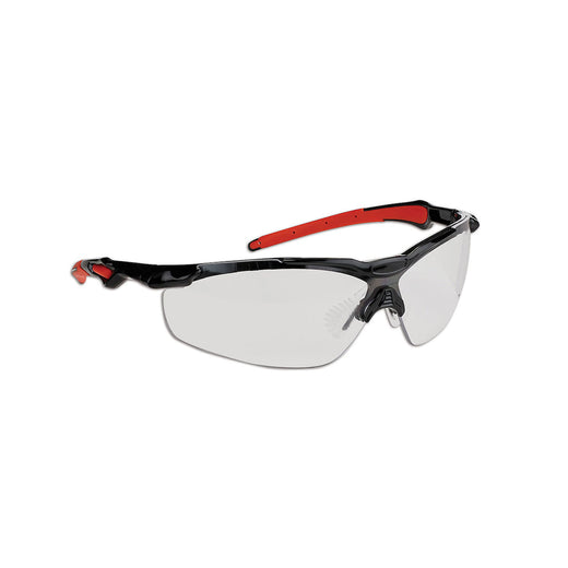 PIP Dynamic Hawk - Semi-Rimless Safety Glasses with Black Frame, Indoor Outdoor Lens and Dyna-Shield Coating