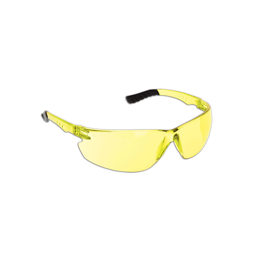 PIP Dynamic Techno - Rimless Safety Glasses with Amber Temple, Amber Lens and 4A Coating