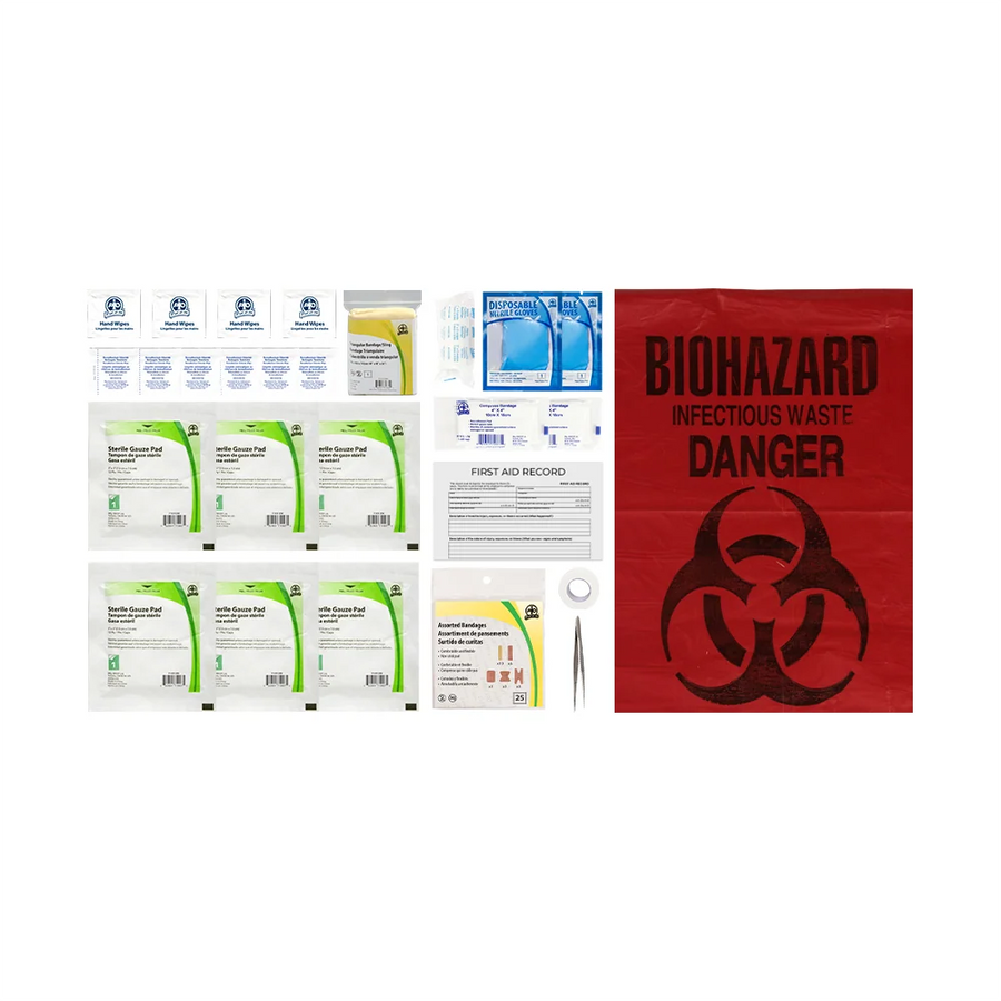 British Columbia, Personal First Aid Kits (WorkSafeBC Z1220) - Wasip