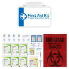 Wasip Type 1, Personal First Aid Kits (Z1220-24) - F77PM100 - SKU F77PM100