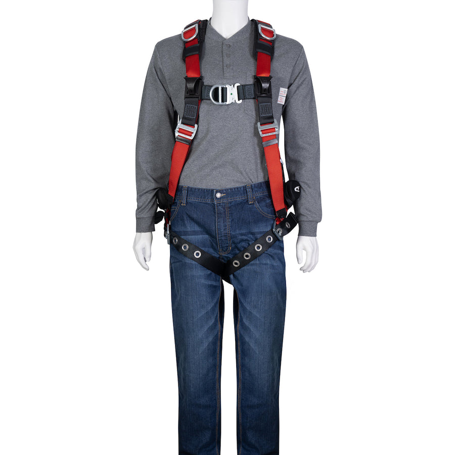 Dynamic Dyna-Pro - Professional H-Style Full Body Harness with Integrated Padding and 5 Points of Adjustment - CSA Group A / E / L
