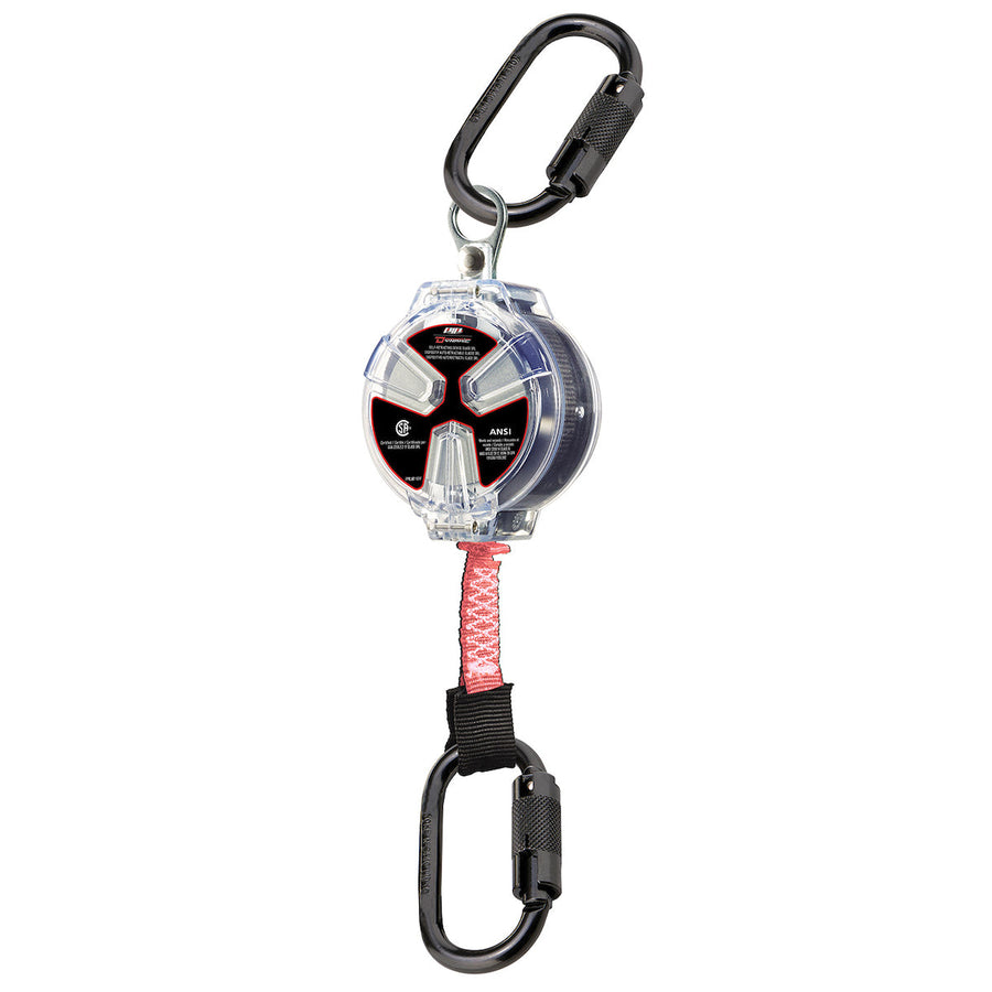 Dynamic - Webbing Self-Retracting Lifeline CSA Class SRL, with 2 Triple Action Carabiner - 6' (1.8m)