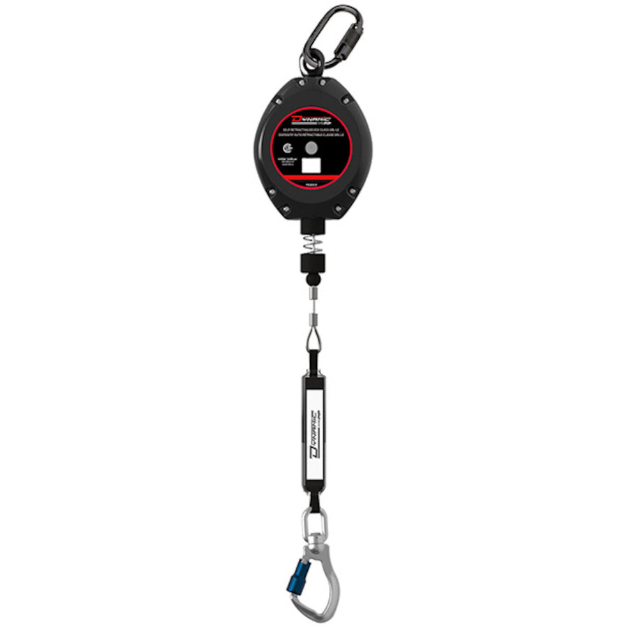 Dynamic SRL-LE (Leading Edge) Auto-Locking Fall Arrest Device, Galvanized 50 FT (15m) Cable, Certified CSA Z259.2.2-17