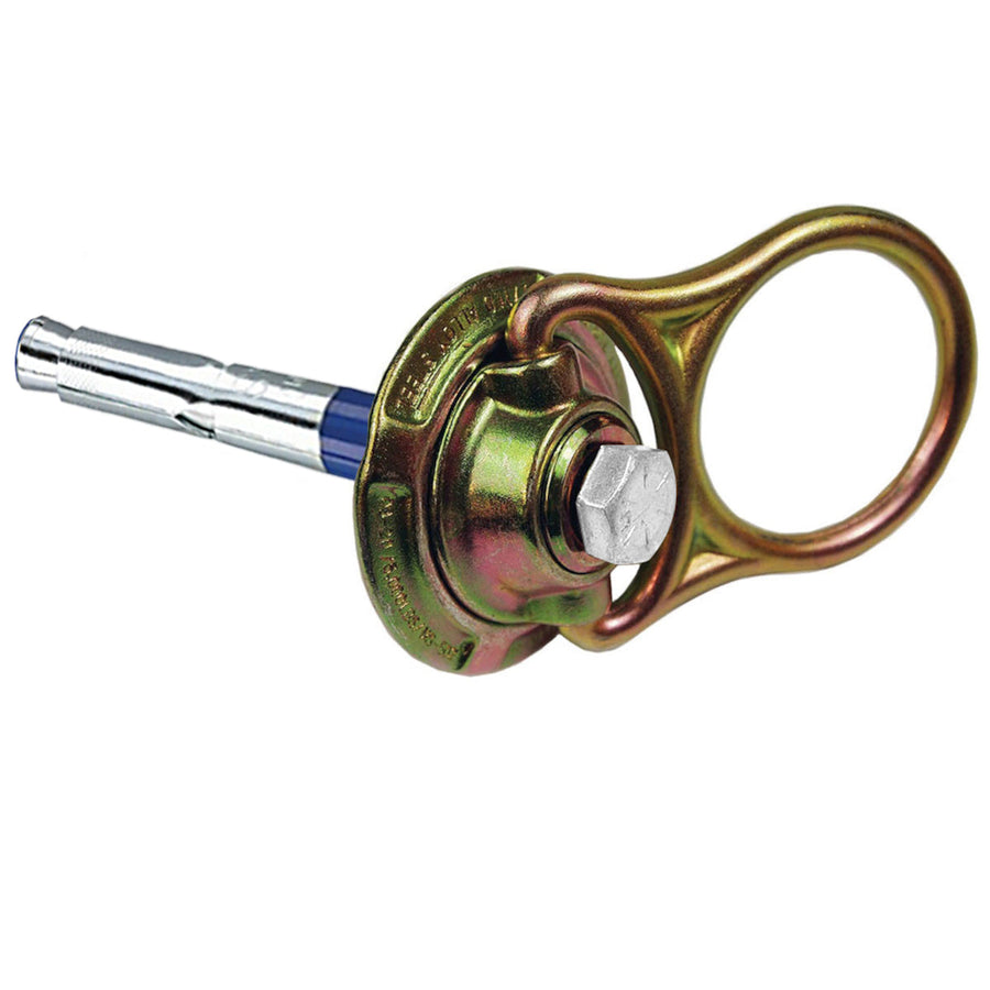 Dynamic - 5K Zinc Plated Swivel D-ring with Concrete Hardware - 5/8" Diameter