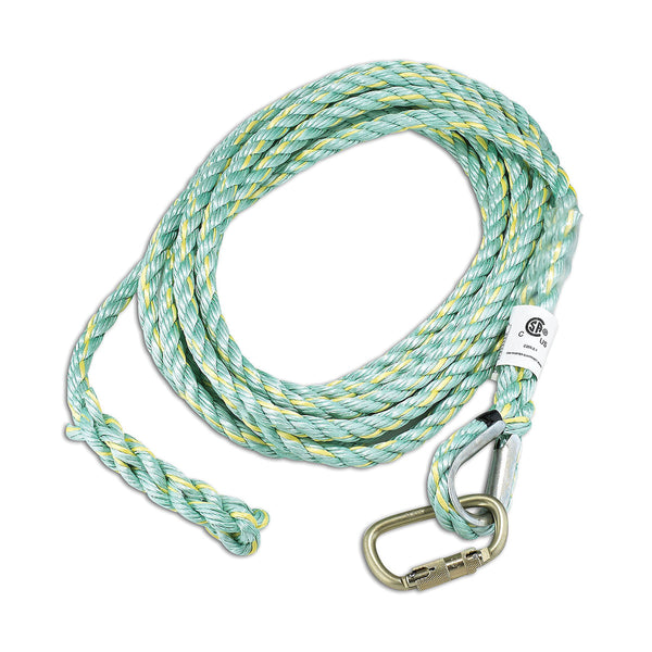 Dynamic - Vertical Rope Lifeline with Carabiner - FP58EPS