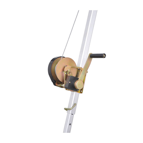 Dynamic - Winch With Galvanised Steel Cable And Snap Hook - 60'