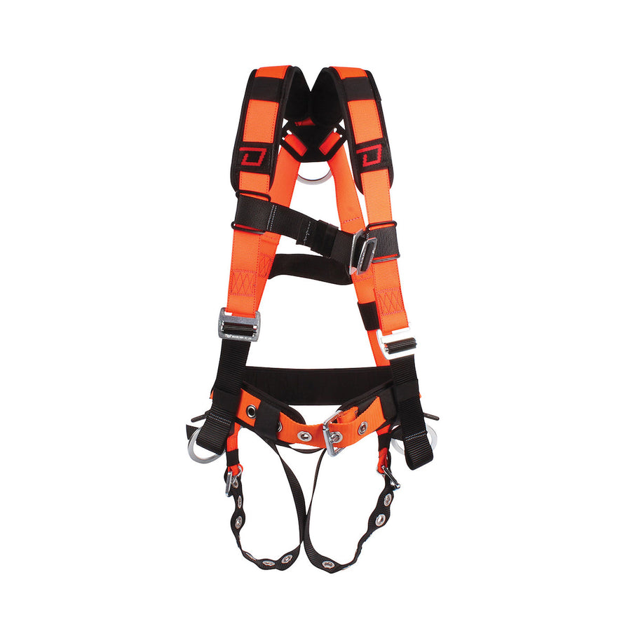 Dynamic Hi-Visibility H-Style Full Body Harness with Integrated Padding & Tool Belt and 5 Points of Adjustment - CSA Group A / P