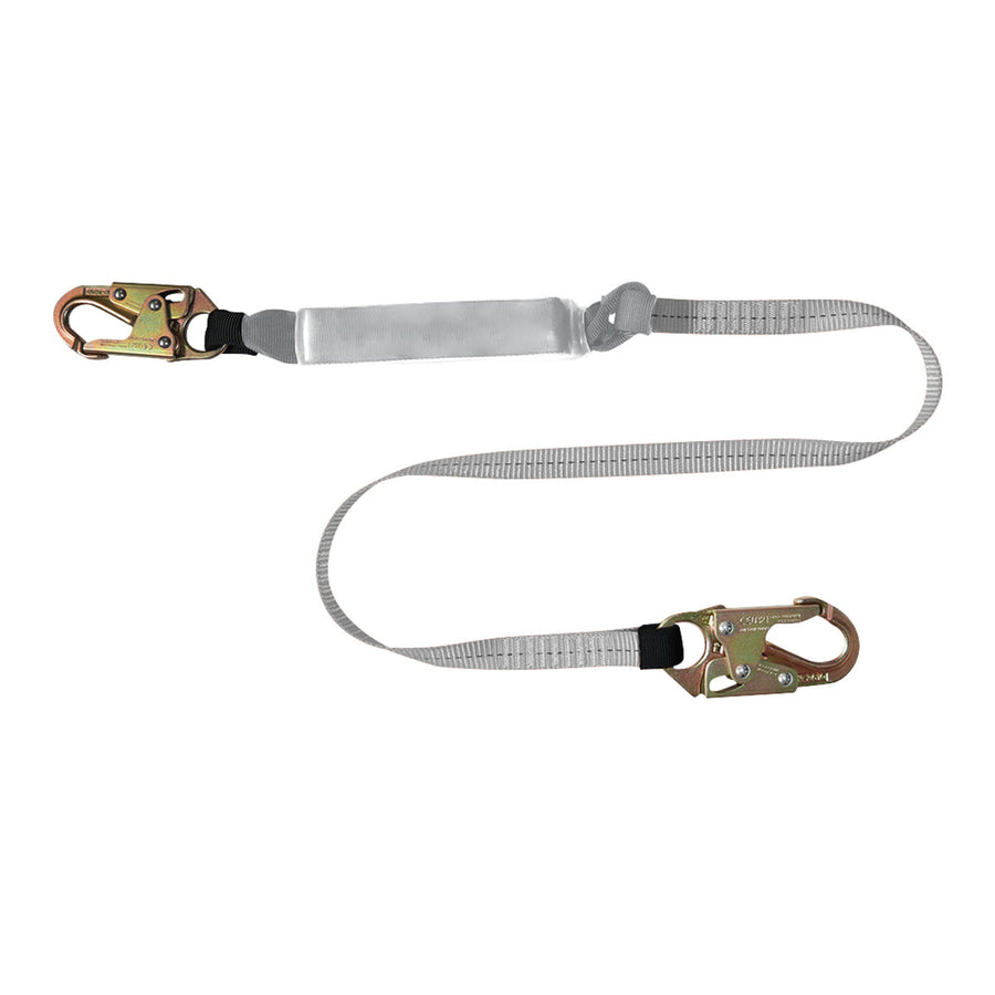 Dynamic Dyna-Lite - Single-Leg Fixed Lanyard with Energy Absorber and Two Snap Hook Connectors - FPY73311