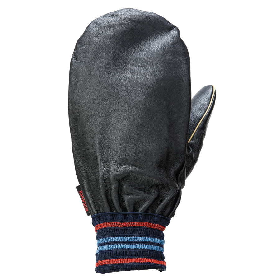 G37413 - Comfort Pile Lined Leather Mitt - Black - product image