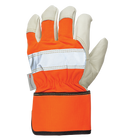G79416 - Thinsulate Lined Leather HI-Vis Fitter Glove - Orange - product image