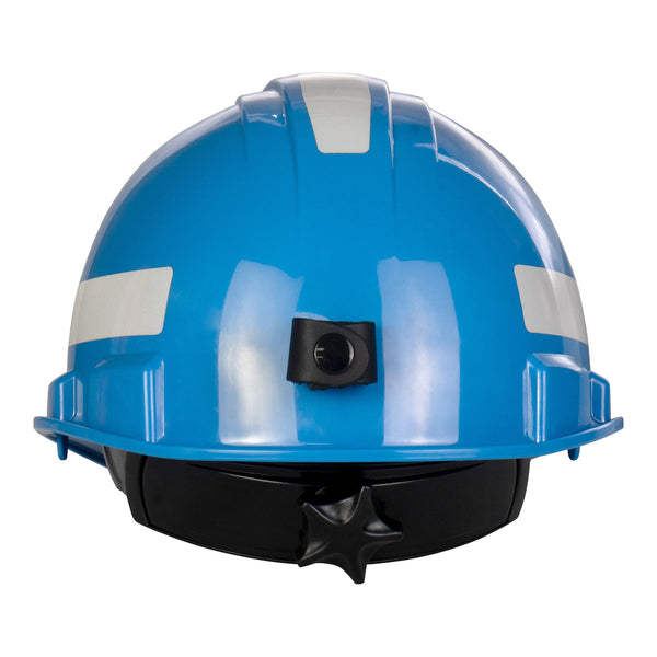Dynamic Whistler - Cap Style Hard Hat with Miner's Lamp Bracket, Reflective Stripes, HDPE Shell, 4-Point Nylon Suspension and "Sure-Lock" Ratchet Adjustment - Type 1 Class C - HP241RMLS2