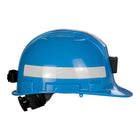 Dynamic Whistler - Cap Style Hard Hat with Miner's Lamp Bracket, Reflective Stripes, HDPE Shell, 4-Point Nylon Suspension and "Sure-Lock" Ratchet - HP241R-MLS2-07
