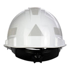 Dynamic Whistler - Cap Style Hard Hat with Reflective Stripes, HDPE Shell, 4-Point Nylon Suspension and "Sure-Lock" Ratchet Adjustment - HP241R01-RS05-01