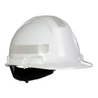 Dynamic Whistler - Cap Style Hard Hat with Reflective Stripes, HDPE Shell, 4-Point Nylon Suspension and "Sure-Lock" Ratchet Adjustment - HP241R01-RS05-01