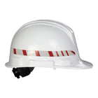 Dynamic Whistler - Cap Style Hard Hat with Reflective Stripes, HDPE Shell, 4-Point Nylon Suspension and "Sure-Lock" Ratchet Adjustment - HP241R01-RS06-01