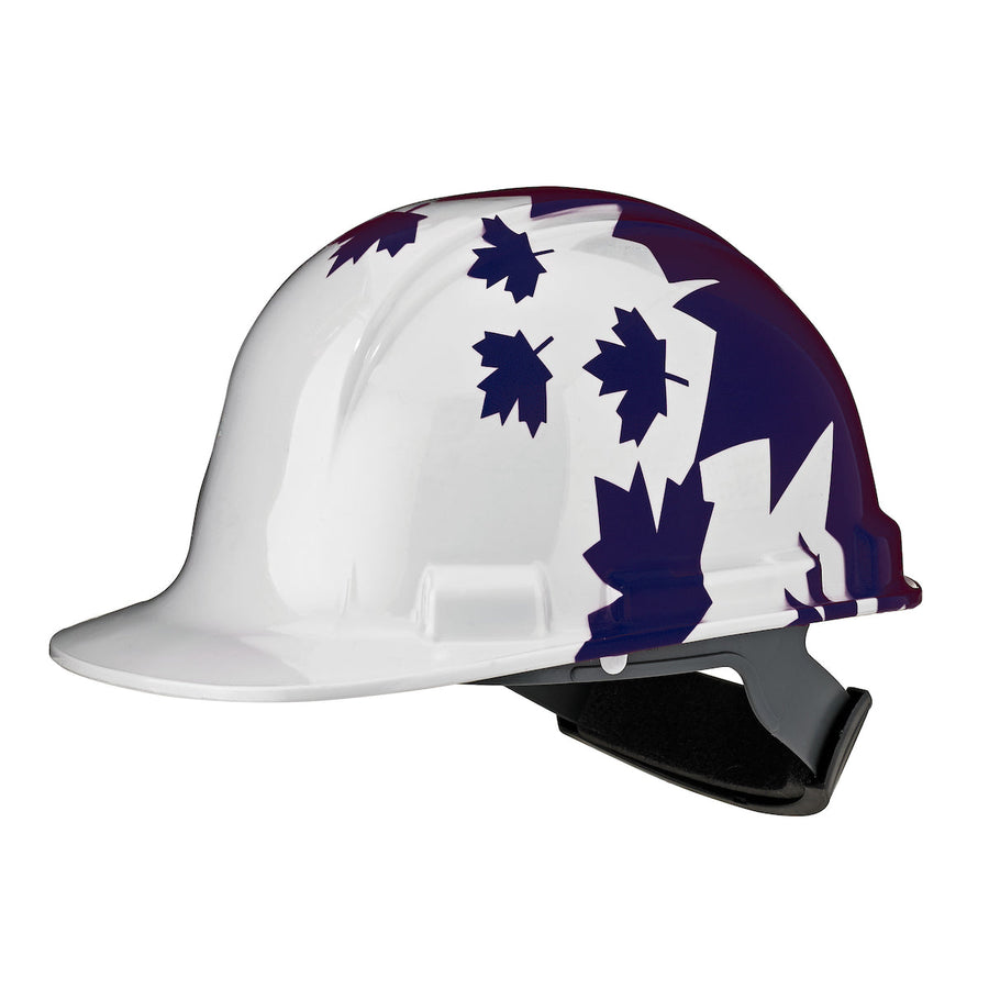 Dynamic Whistler - Cap Style Hard Hat with Wrap, Reflective Stripes, HDPE Shell, 4-Point Nylon Suspension and "Sure-Lock" Ratchet Adjustment - HP241R-MPLM-01