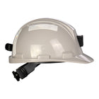 Dynamic Mont-Blanc - Cap Style Hard Hat with HDPE Shell, 4-Point Nylon Suspension, Miner's Lamp Bracket, Reflective Stripes and "Sure-Lock" Swing - HP542R-MLS8-09