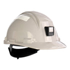 Dynamic Mont-Blanc - Cap Style Hard Hat with HDPE Shell, 4-Point Nylon Suspension, Miner's Lamp Bracket, Reflective Stripes and "Sure-Lock" Swing - HP542R-MLS8-09