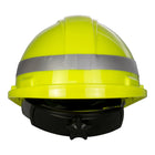 Dynamic Mont-Blanc - Cap Style Hard Hat with HDPE Shell, 4-Point Nylon Suspension, Reflective Stripes and "Sure-Lock" Swing Ratchet Adjustment - HP542R-RS01-44