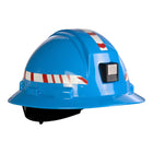 Dynamic Kilimanjaro - Full Brim Hard Hat with Miner's Lamp Bracket, Reflective Stripes, HDPE Shell, 4-Point Nylon Suspension and "Sure-Lock" Ratchet - HP641R07-MLS3-07