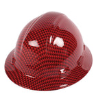 Full Brim Hard Hat, Carbon Fibre Look Wrap, HDPE Shell, 4-Point Nylon Suspension and "Sure-Lock" Ratchet Adjustment - Type 1 Class E Kilimanjaro