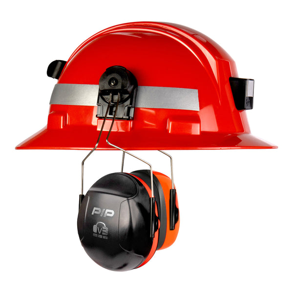 Dynamic Kilimanjaro - Full Brim Hard Hat with HDPE Shell, 4-Point Nylon Suspension, Miner's Lamp Bracket, Dyna-Keeper, Reflective Stripes and "Sure-Lock" Swing Ratchet Adjustment - Type 2 Class C